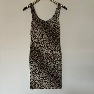 Alice & Olivia leopard print mini dress